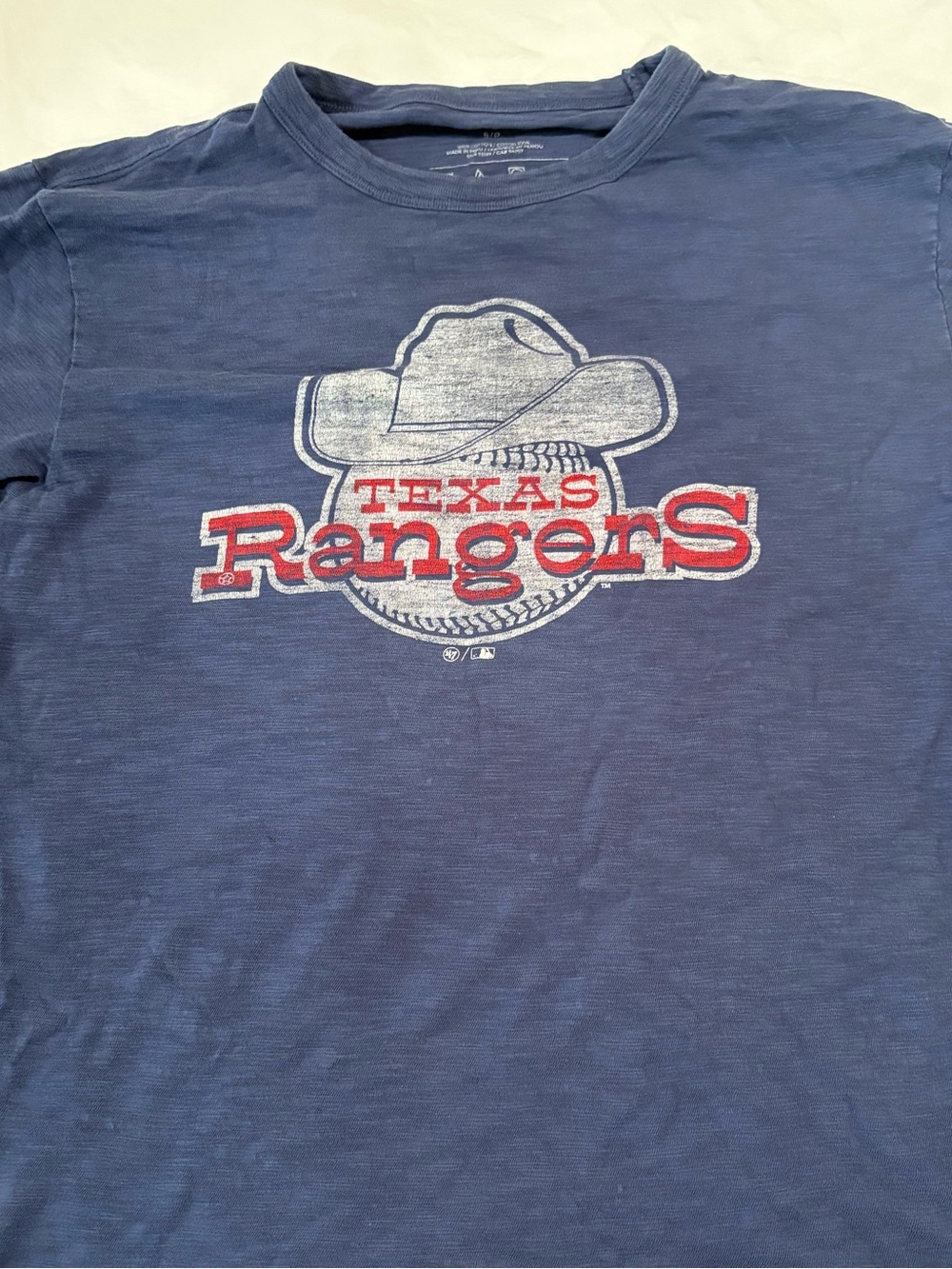Texas Rangers Navy Graphic Women’s T‑Shirt Size S